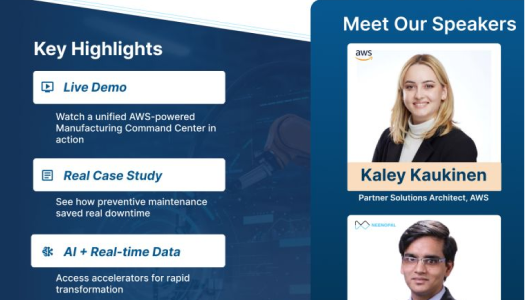 AWS Smart Manufacturing Webinar by NeenOpal Wraps Up