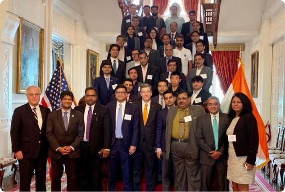 Indian Delegation Visits Governor’s Residence in North Carolina